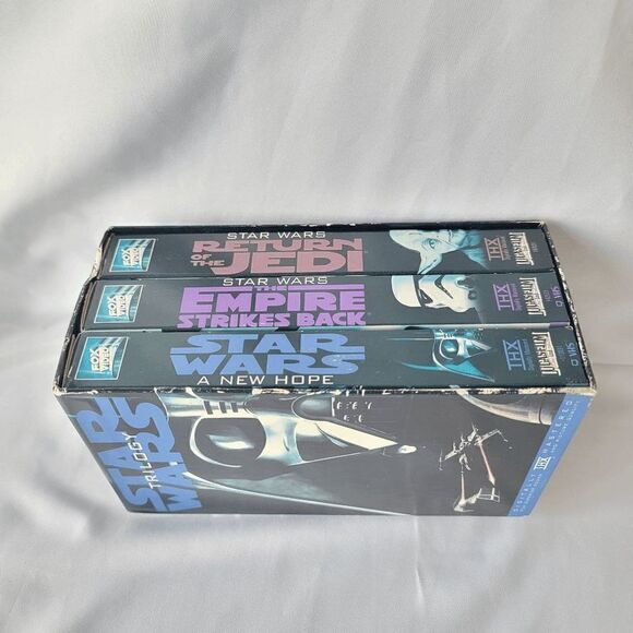star wars trilogy VHS set 3 tapes 1995 original THX edition 3 movies - Picture 4 of 6